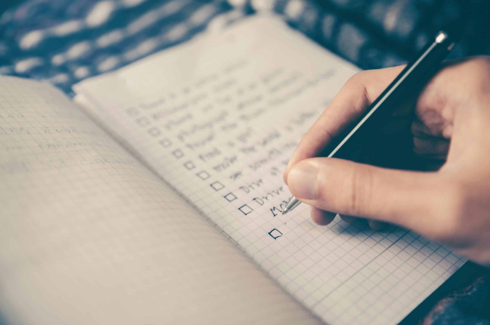 NOTEPAD SETTING GOALS