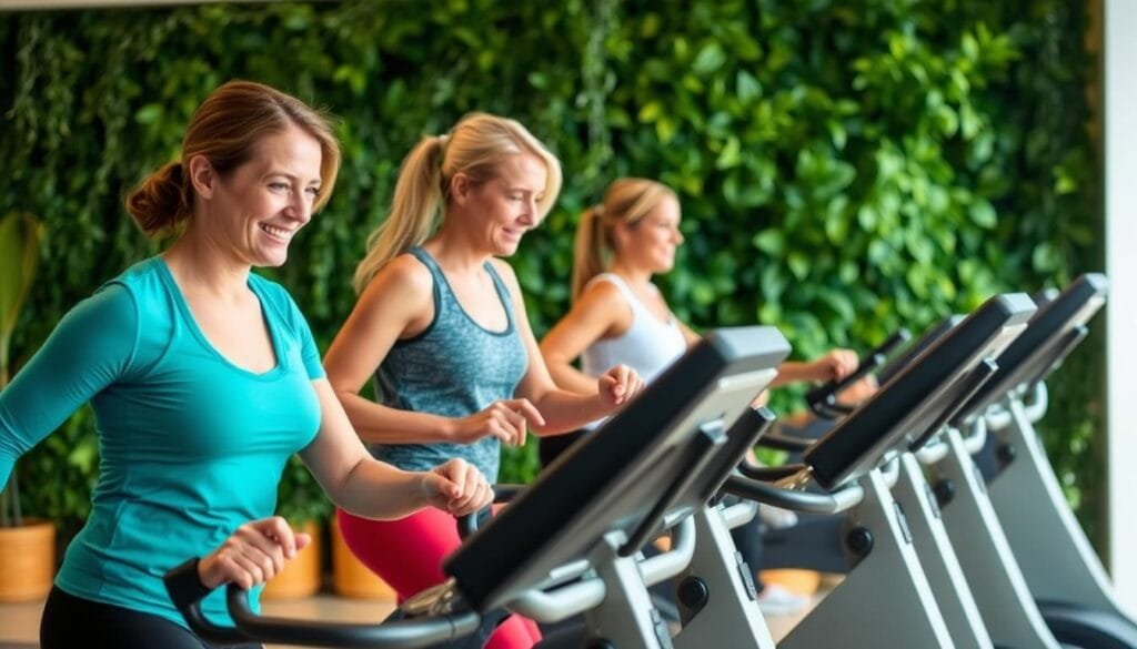 Low-Impact Workouts like cardio for women on elliptical machine
