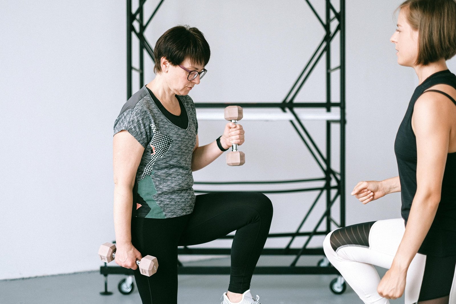 Women strength training