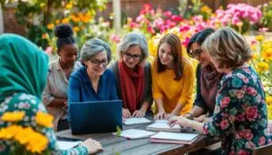 women cultivating leadership skills after 40