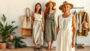how mid-age women can make eco-friendly, budget conscious wardrobe choices