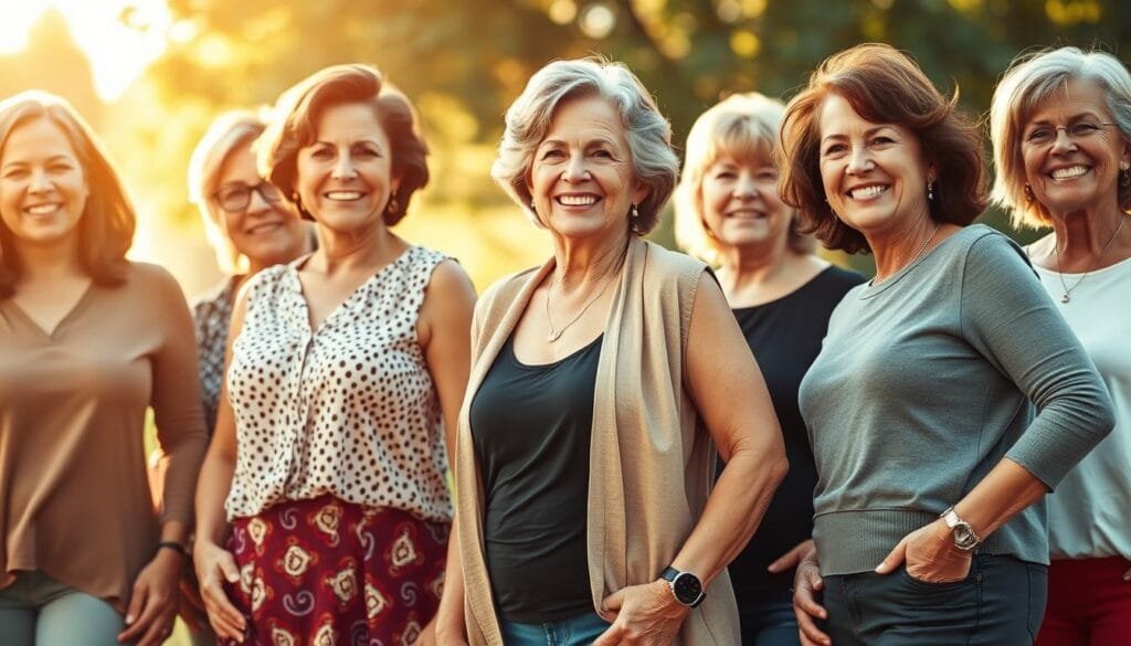 midlife women boosting confidence